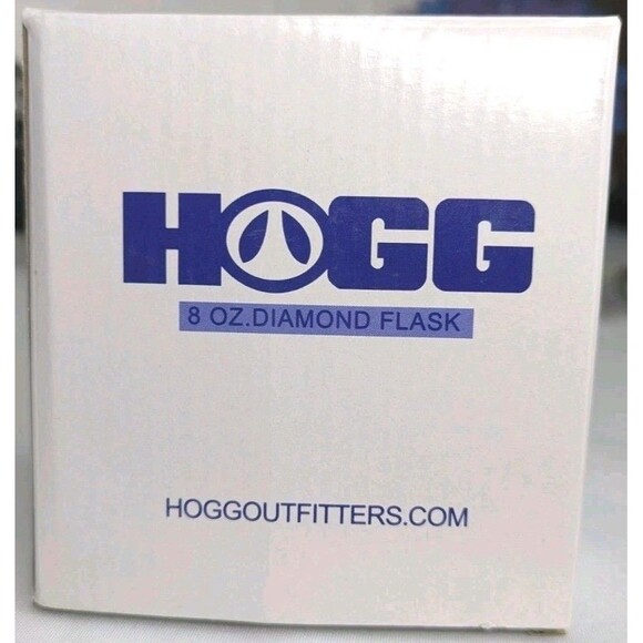 Hogg Stainless Steel Diamond Flask 8 oz - Picture 2 of 5
